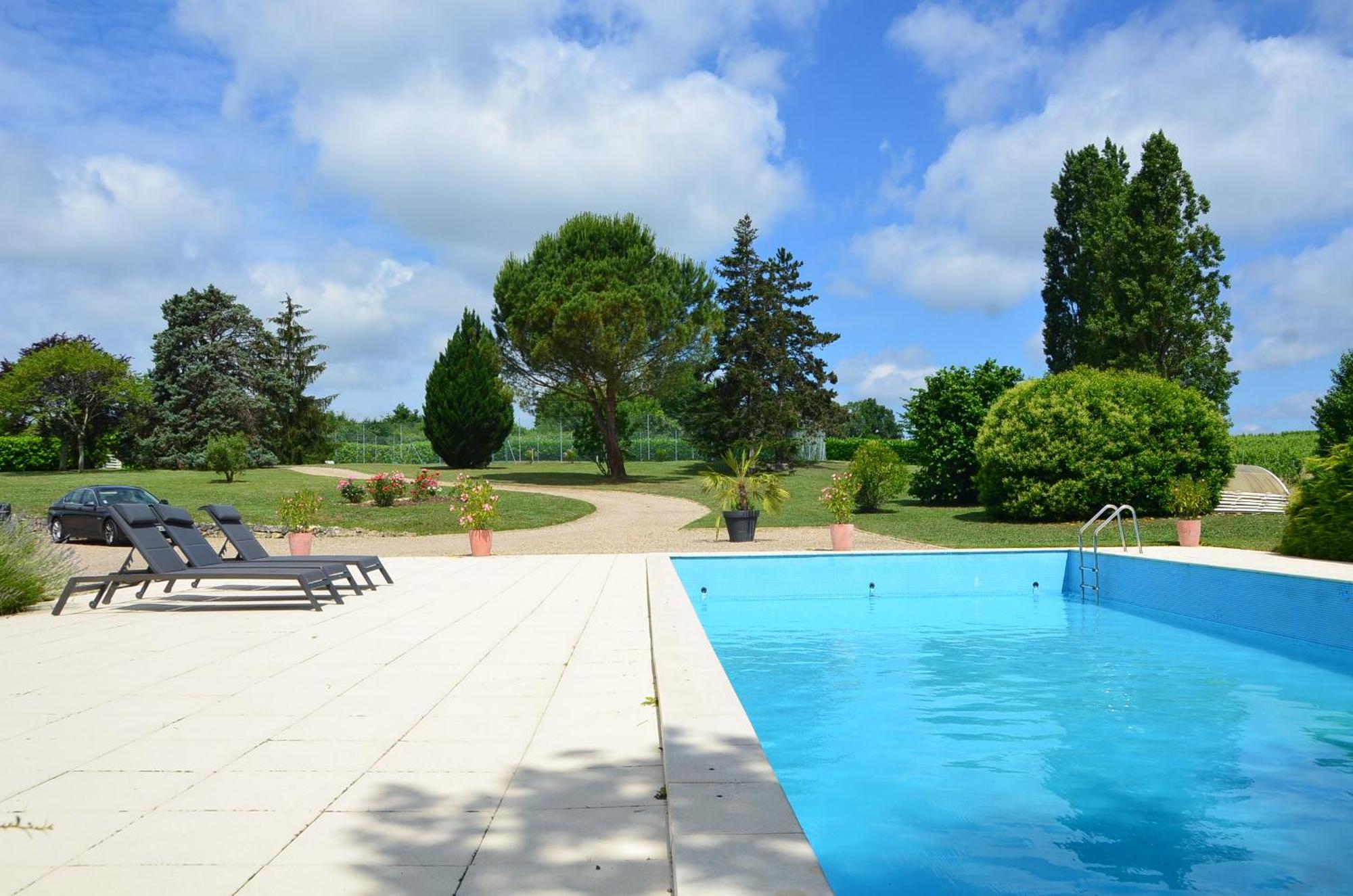 La Gentilhommiere Bed & Breakfast Saint-Aubin-de-Branne Luaran gambar